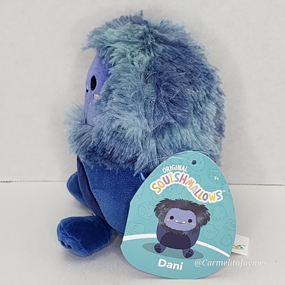 DANI 🐾 5" Blue Big Foot Original Squishmallow by Kelly Toy ☆ NWT ☆ - Picture 2 of 8